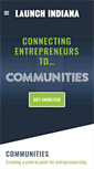 Mobile Screenshot of launchindiana.org