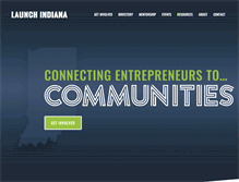 Tablet Screenshot of launchindiana.org